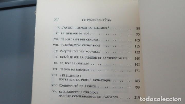 Libros de segunda mano: Le temps des f&ecirc;tes. THOMAS MERTON - Foto 3