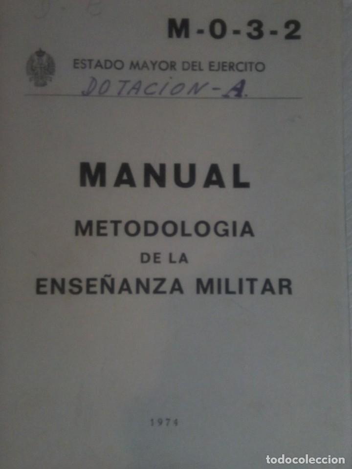 Libros de segunda mano: MANUAL METODOLOG&Iacute;A DE LA ENSE&Ntilde;ANZA MILITAR - Foto 1