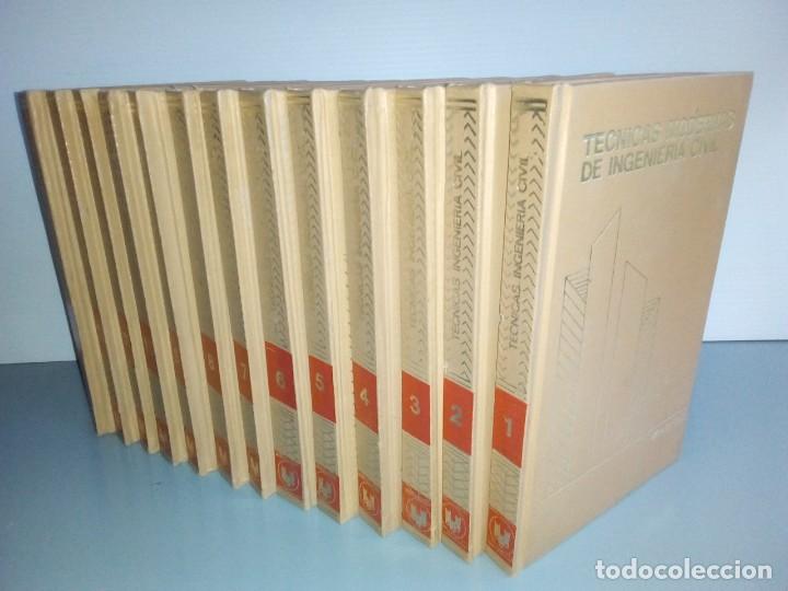 Libros de segunda mano: T&eacute;cnicas modernas de ingenier&iacute;a civil. 13 tomos. Varios t&iacute;tulos. Completa.