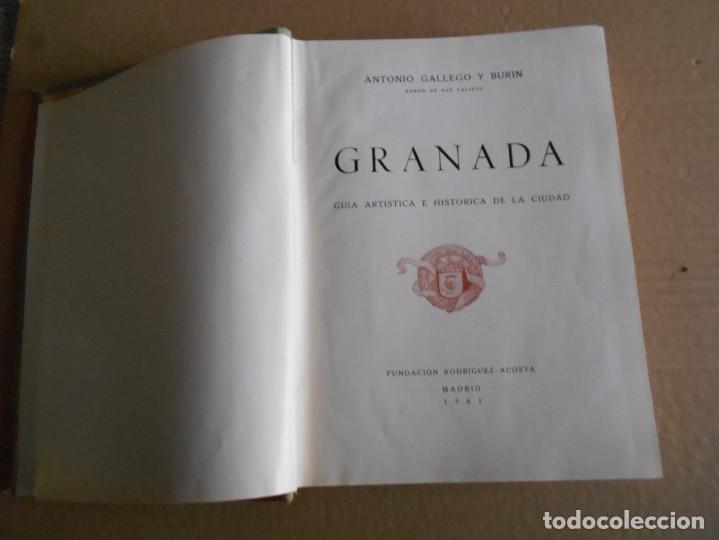 Libros de segunda mano: libro de  granada de antonio   gallego  burin - Foto 2