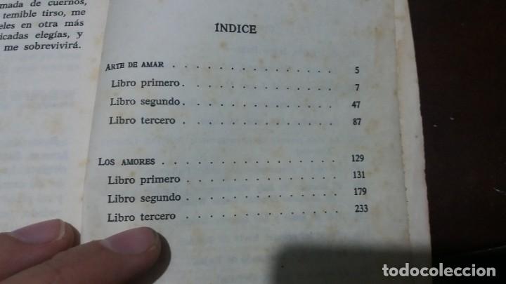Libros de segunda mano: Libro EL ARTE DE AMAR OVIDIO Los amores - Foto 3