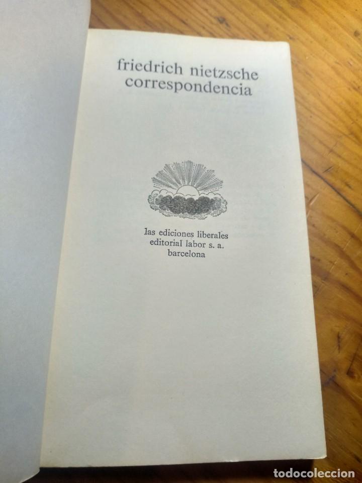 Libros de segunda mano: CORRESPONDENCIA - FRIEDRICH NIETZSCHE - Foto 4