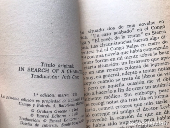 Libros de segunda mano: En busca de un personaje. Graham Greene - Foto 4