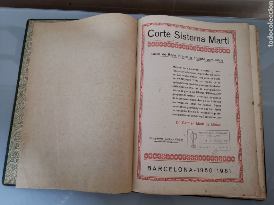 Libros de segunda mano: CORTE SISTEMA MARTI 1960 LENCERIA - Foto 3