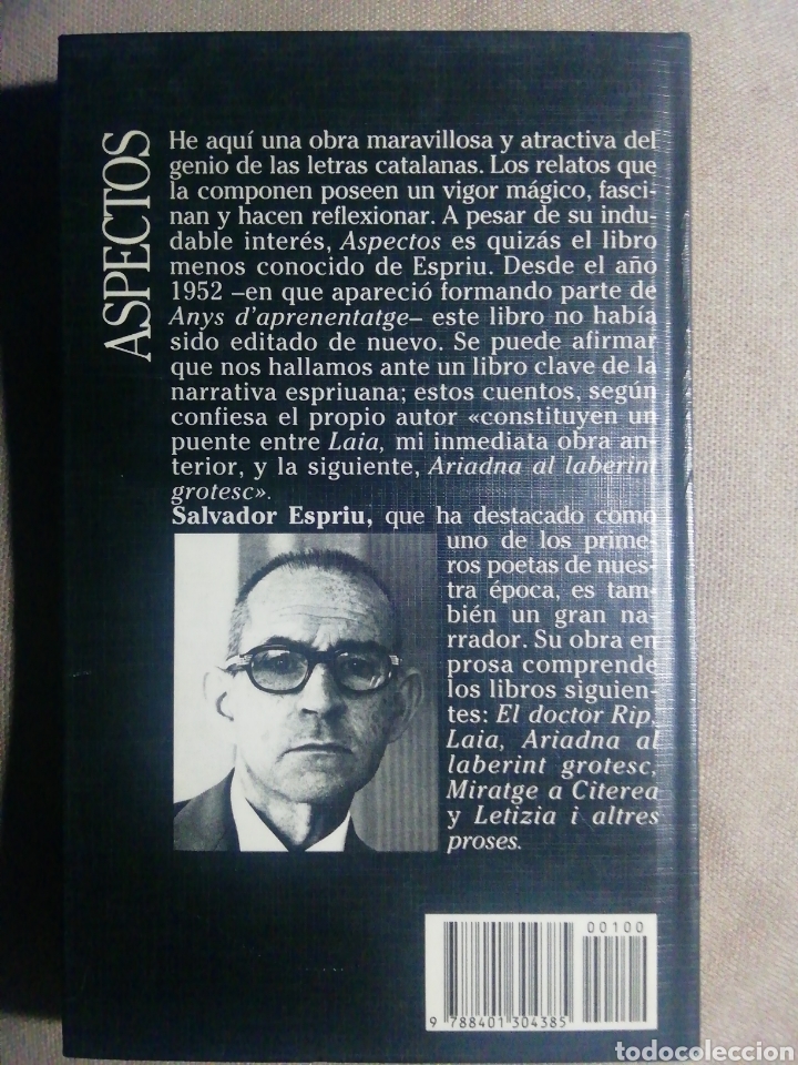 Libros de segunda mano: ASPECTOS. SALVADOR ESPRIU - Foto 2