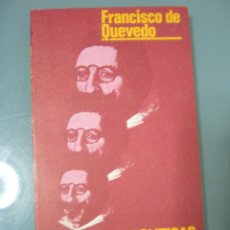 Libros de segunda mano: SÁTIRAS POLÍTICAS Y LITERARIAS - QUEVEDO.