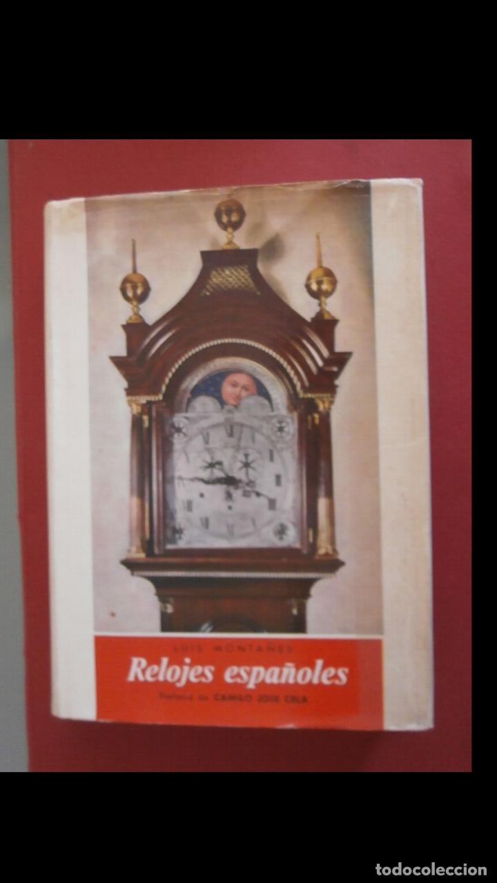 Libros de segunda mano: Relojes espa&ntilde;oles. Luis Monta&ntilde;&eacute;s Fontenla - Foto 1