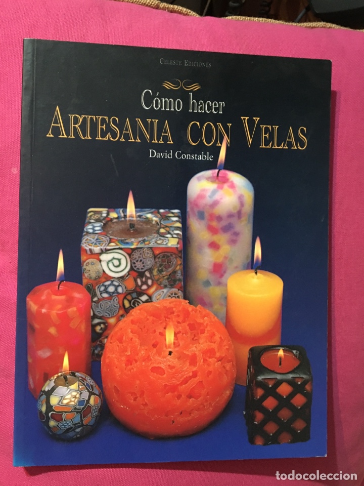Libros de segunda mano: 2 libros .C&oacute;mo hacer artesan&iacute;a con velas. David Constable y Magia de las velas .Edaf - Foto 1