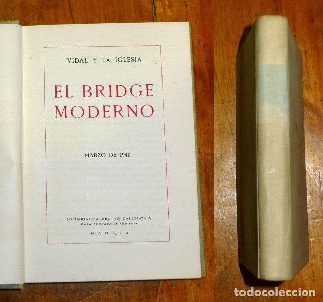 Libros de segunda mano: VIDAL Y LAIGLESIA. El bridge moderno - Foto 1
