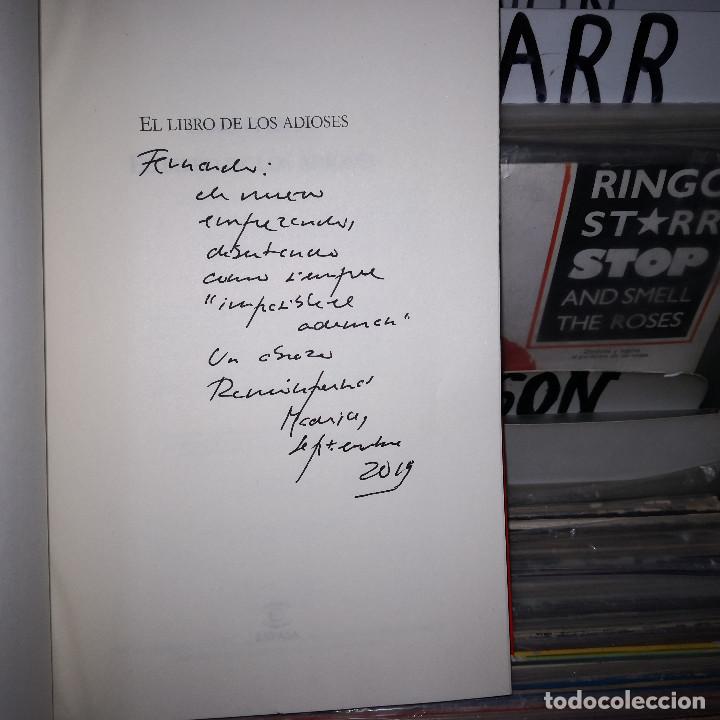 Libros de segunda mano: el libro de los adioses,ramon pernas,dedicado por autor - Foto 2