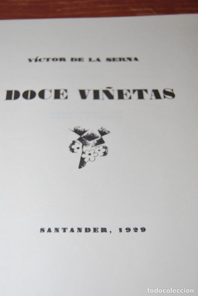 Libros de segunda mano: 12 VI&Ntilde;ETAS - V&Iacute;CTOR DE LA SERNA - EDICI&Oacute;N FACS&Iacute;MIL - ESTUDIO - 1975 - Foto 3