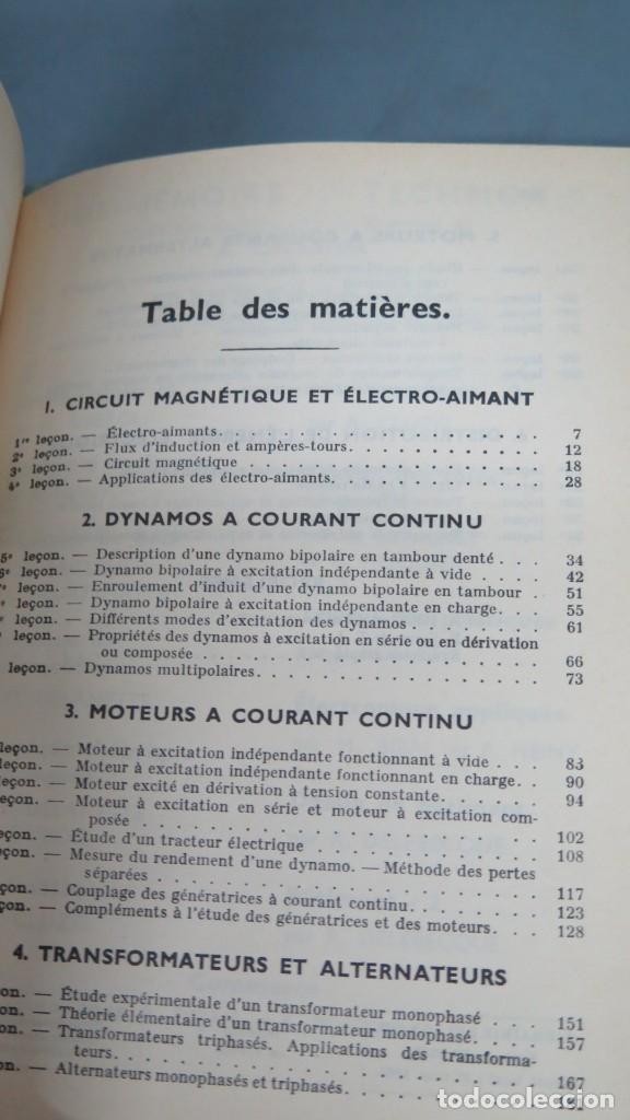 Libros de segunda mano: ELECTICITE INDUSTRIELLE. MACHINES ELECTRIQUES. VV.AA - Foto 2