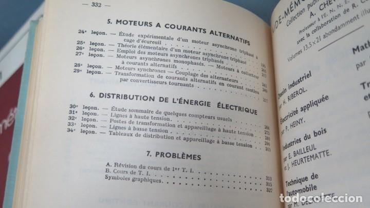 Libros de segunda mano: ELECTICITE INDUSTRIELLE. MACHINES ELECTRIQUES. VV.AA - Foto 3