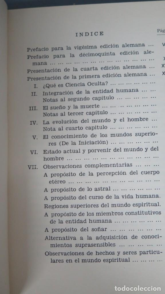 Libros de segunda mano: LA CIENCIA OCULTA. RUDOLF STEINER - Foto 2