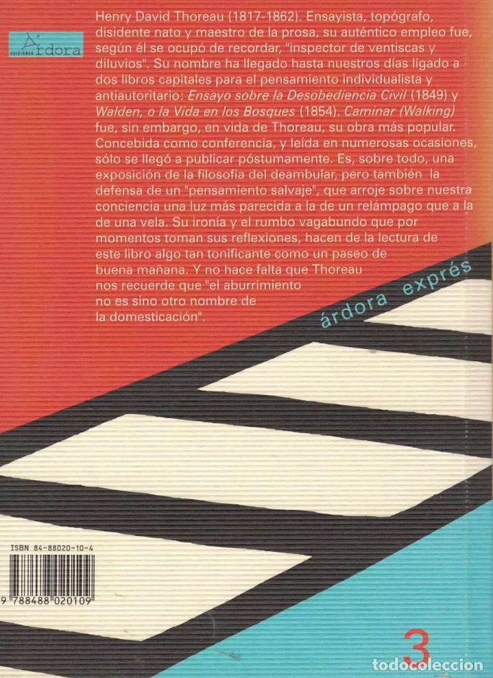 Libros de segunda mano: Henry David Thoreau, Caminar - Foto 2