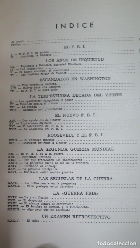 Libros de segunda mano: Historia del FBI. Don Whitehead - Foto 2