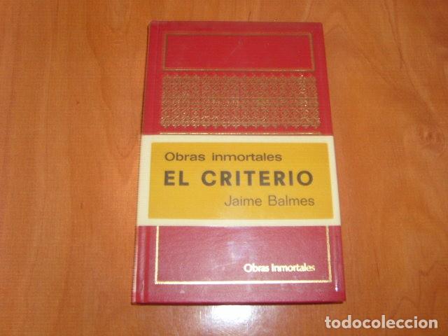 Libros de segunda mano: EL CRITERIO , JAIME BALMES - Foto 1