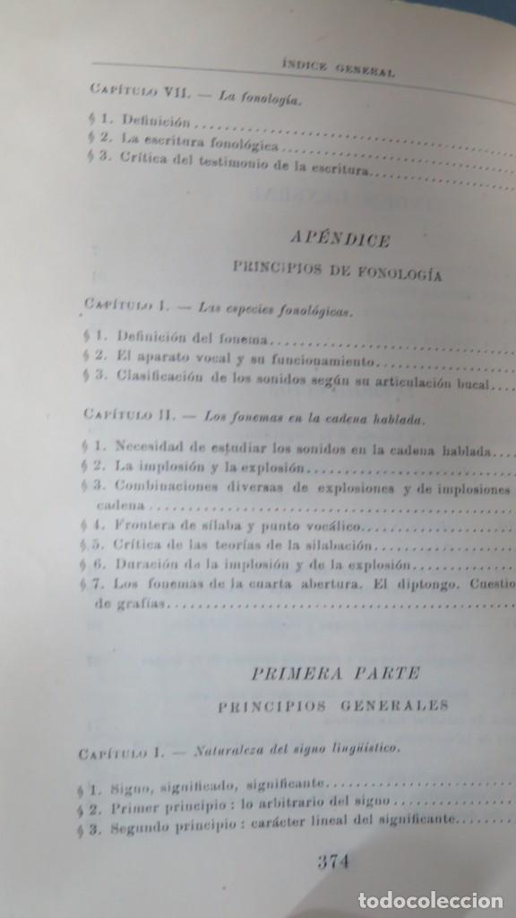 Libros de segunda mano: CURSO DE LING&Uuml;&Iacute;STICA GENERAL. FERDINAND DE SAUSSURE - Foto 3