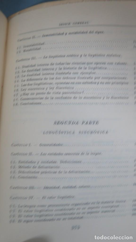 Libros de segunda mano: CURSO DE LING&Uuml;&Iacute;STICA GENERAL. FERDINAND DE SAUSSURE - Foto 4