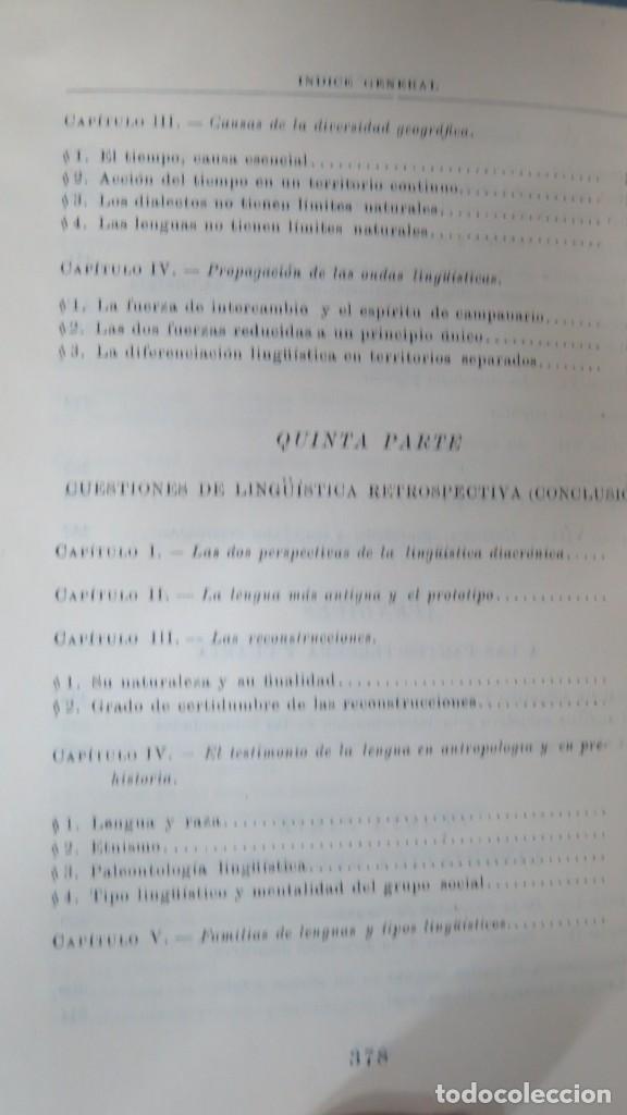 Libros de segunda mano: CURSO DE LING&Uuml;&Iacute;STICA GENERAL. FERDINAND DE SAUSSURE - Foto 7