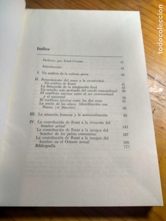 Libros de segunda mano: RUMI, EL PERSA, EL SUFI. EDITORIAL PAIDOS. 1A EDICI&Oacute;N 1876. - Foto 6