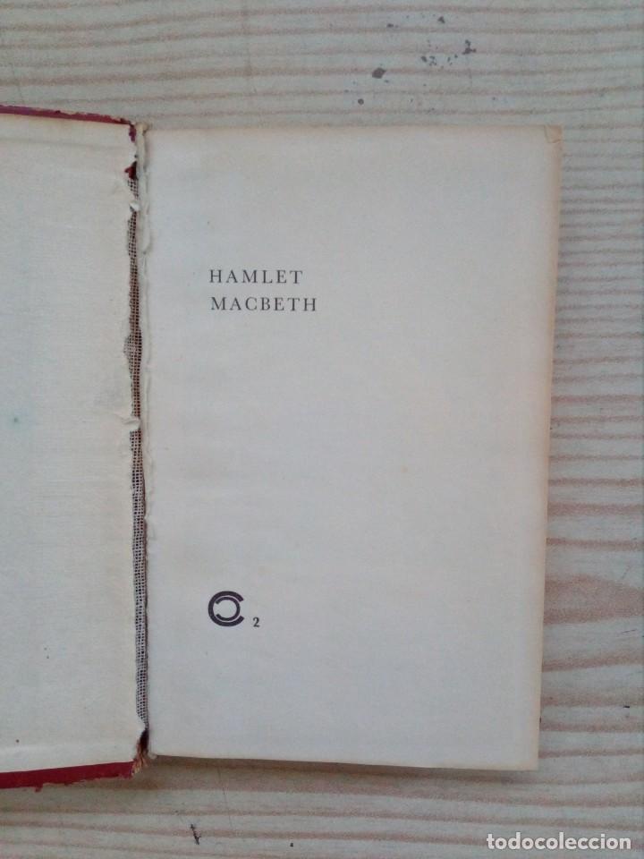 Libros de segunda mano: Shakespeare - Hamlet - Macbeth - Crisol 2 - 1969 - Aguilar - Foto 3