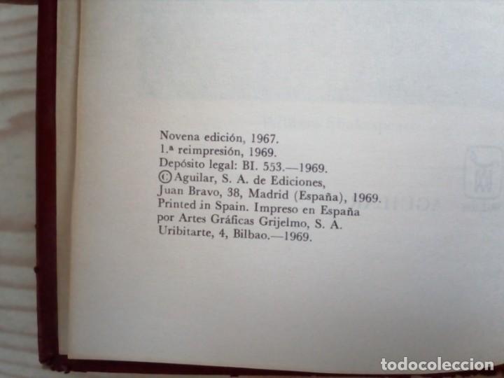 Libros de segunda mano: Shakespeare - Hamlet - Macbeth - Crisol 2 - 1969 - Aguilar - Foto 4