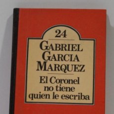 Libros de segunda mano: EL CORONEL NO TIENE QUIEN LE ESCRIBA Nº24 / GABRIEL GARCIA MARQUEZ / CLUB BRUGUERA. Lote 186316821
