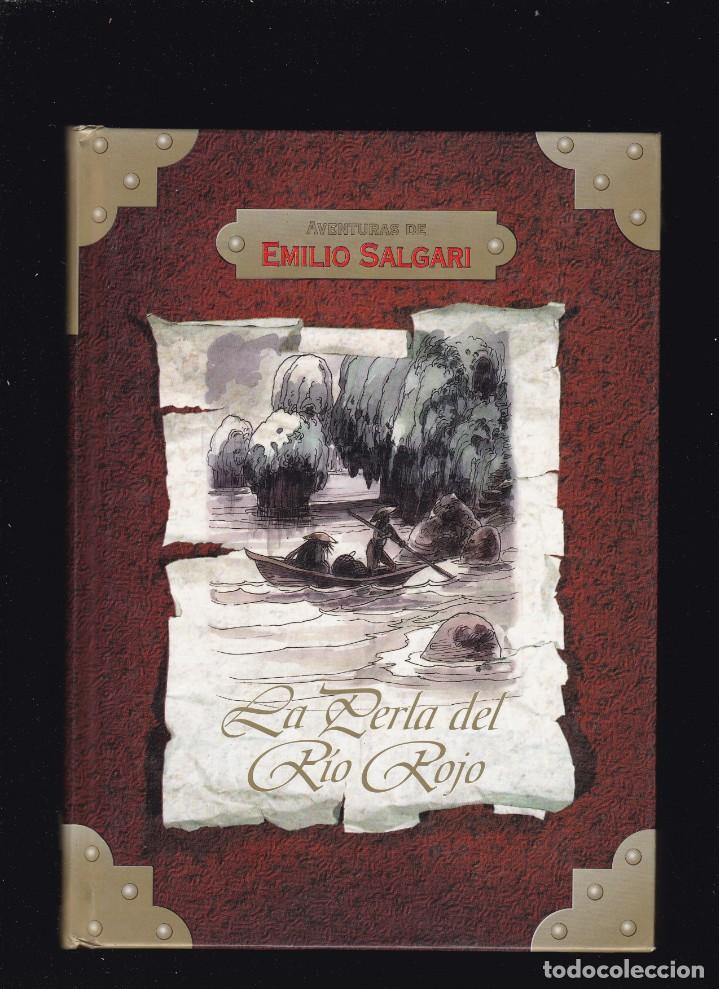 Libros de segunda mano: EMILIO SALGARI - LA PERLA DEL RIO ROJO - EDICIONES RUEDA 2004 / ILUSTRADO - Foto 1
