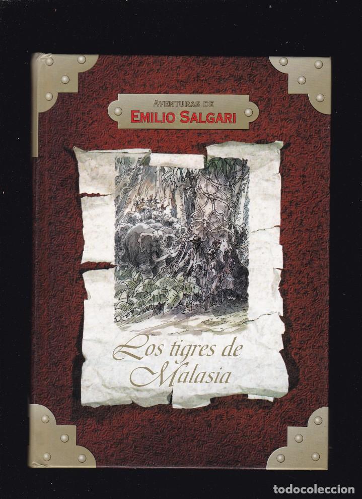 Libros de segunda mano: EMILIO SALGARI - LOS TIGRES DE MALASIA - EDICIONES RUEDA 2004 / ILUSTRADO - Foto 1