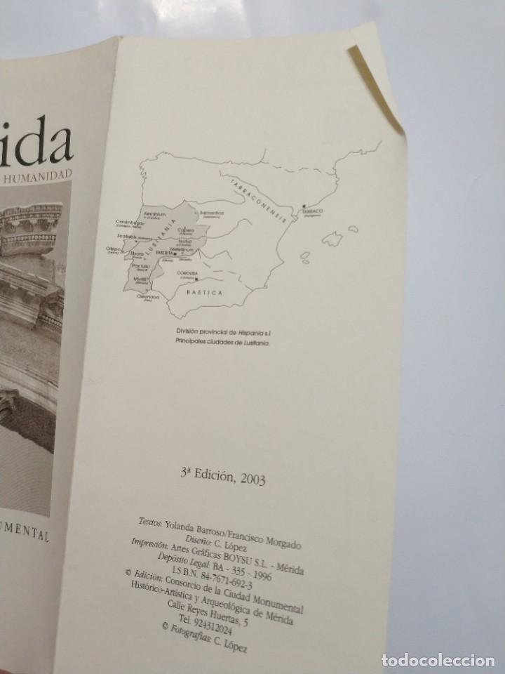 Libros de segunda mano: MERIDA. PATRIMONIO DE LA HUMANIDAD. CONJUNTO MONUMENTAL - Foto 3