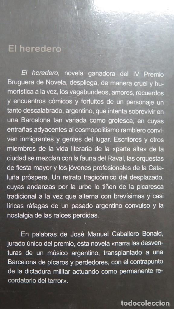 Libros de segunda mano: EL HEREDERO. MARIO CATELLI - Foto 3