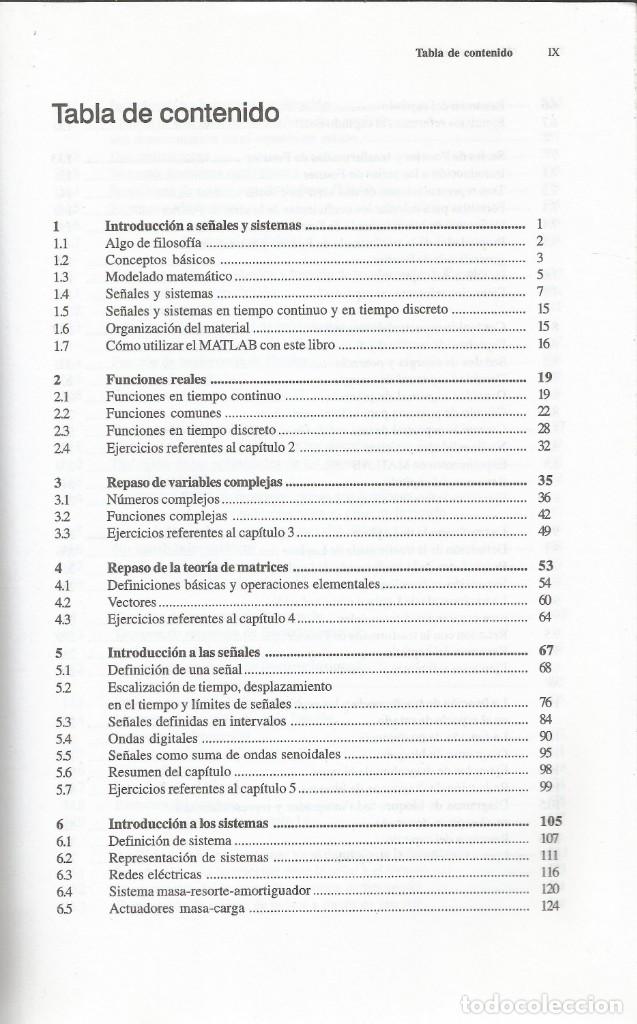 Libros de segunda mano: Introducci&oacute;n a las se&ntilde;ales y los sistemas. D. K. Lindner. - Foto 3