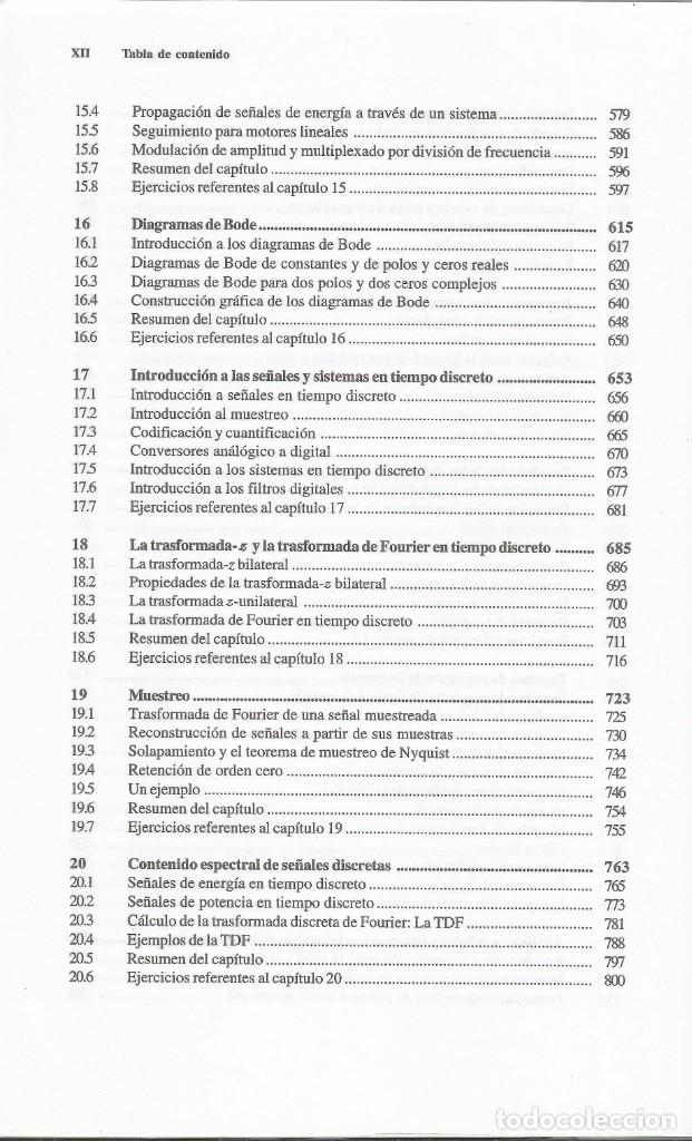 Libros de segunda mano: Introducci&oacute;n a las se&ntilde;ales y los sistemas. D. K. Lindner. - Foto 5