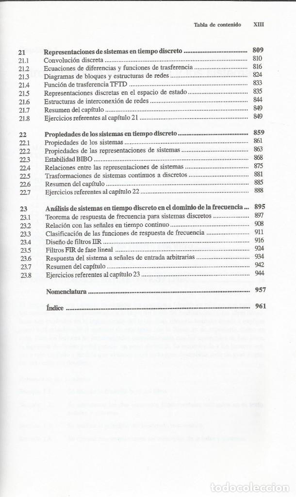 Libros de segunda mano: Introducci&oacute;n a las se&ntilde;ales y los sistemas. D. K. Lindner. - Foto 7
