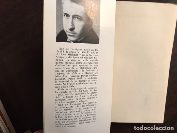 Libros de segunda mano: Perfil intelectual de Bernanos. Jean de Fabregues - Foto 3