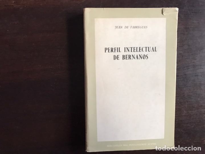 Libros de segunda mano: Perfil intelectual de Bernanos. Jean de Fabregues - Foto 1