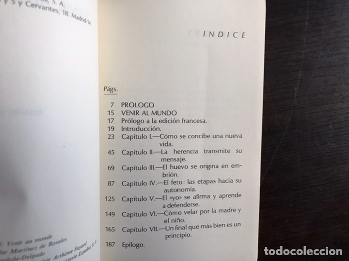 Libros de segunda mano: Venir al mundo. Robert Debre - Foto 3