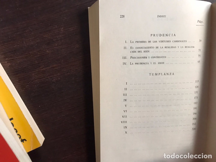 Libros de segunda mano: Prudencia y templanza. Josef Pieper. Rialp. Dif&iacute;cil - Foto 4