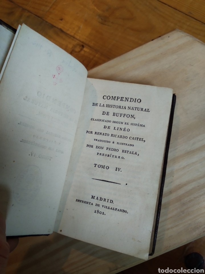 Libros de segunda mano: COMPENDIO DE LA HISTORIA NATURAL DE BUFFON. TOMO IV #3544 - Foto 5