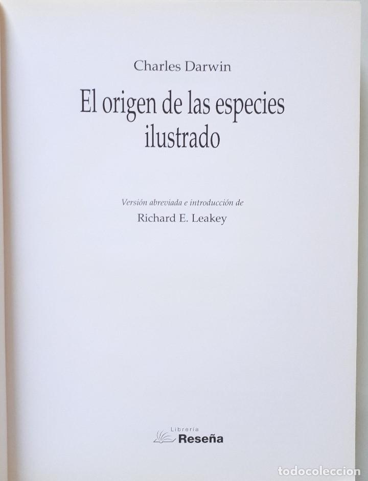 Libros de segunda mano: CHARLES DARWIN / EL ORIGEN DE LAS ESPECIES / RESE&Ntilde;A SERBAL 1994 - Foto 6