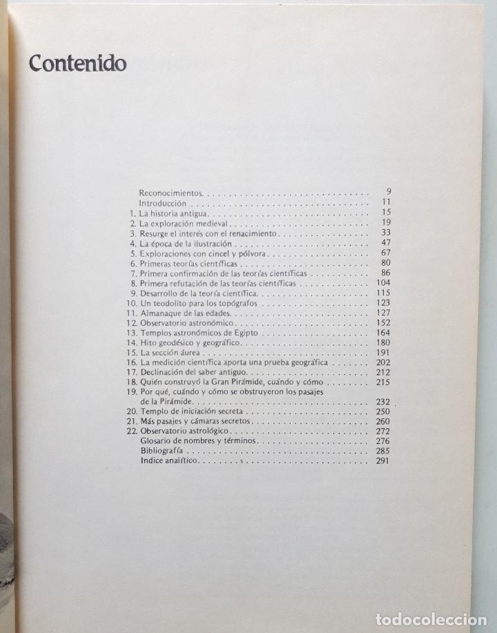 Libros de segunda mano: SECRETOS DE LA GRAN PIR&Aacute;MIDE / PETER TOMPKINS / JAVIER VERGARA 1987 - Foto 8