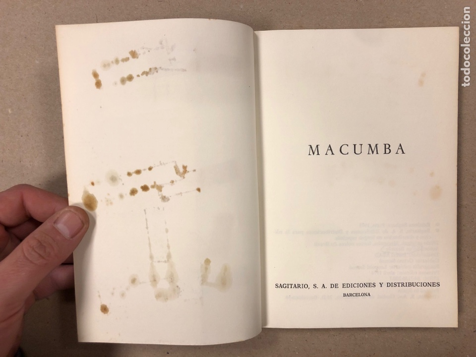 Libros de segunda mano: MACUMBA, PODER DE LA MAGIA NEGRA. SERGE BRAMLY.SAGITARIO DE EDICIONES 1976. - Foto 2