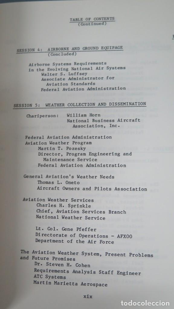 Libros de segunda mano: 27TH ANNUAL AIR TRAFFIC CONTROL ASSOCIATION FALL CONFERENCE. PROCEEDINGS. 1982 - Foto 6