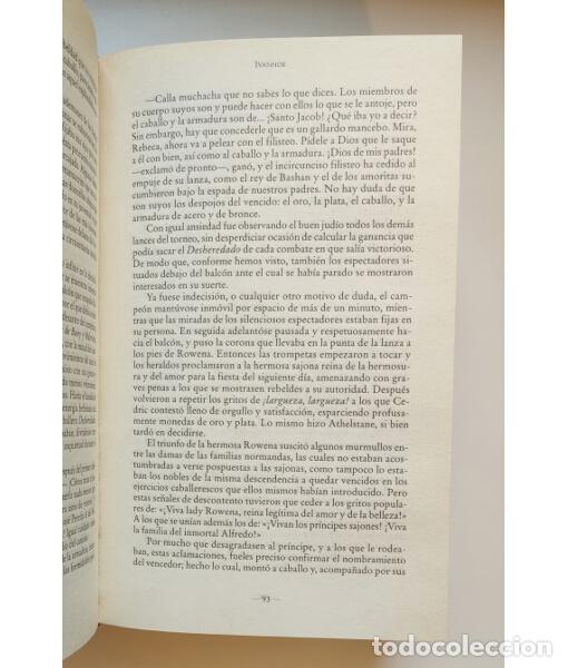 Libros de segunda mano: OBRAS SELECTAS: IVANHOE. EL PIRATA. SCOTT, Walter. Edimat. 2000. - Foto 3