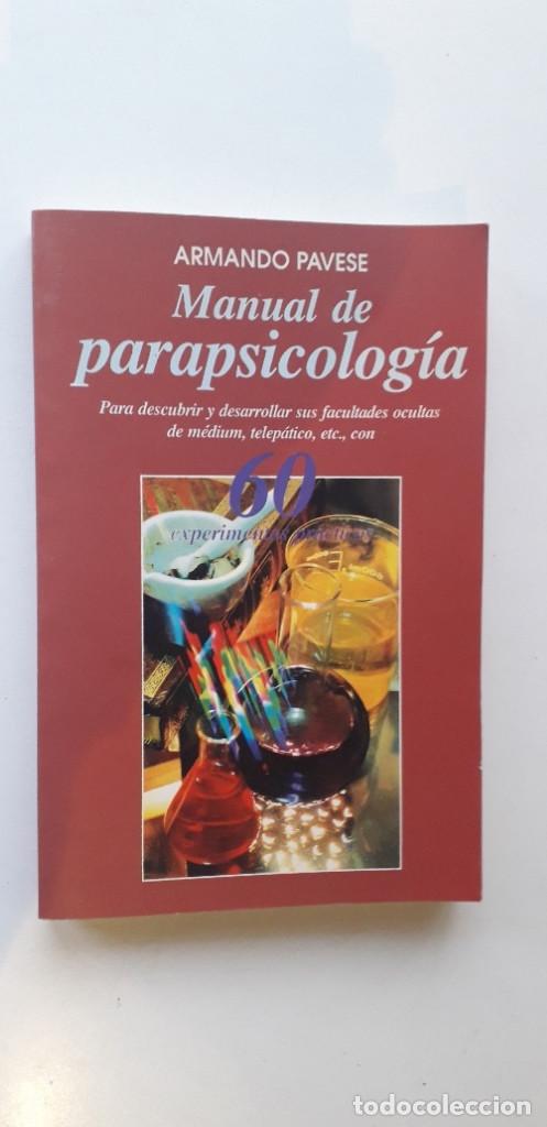 Libros de segunda mano: MANUAL DE PARAPSICOLOGIA - ARMANDO PAVESE - Foto 1