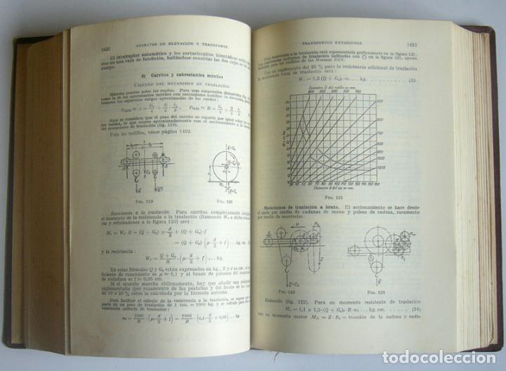 Libros de segunda mano: MANUAL DEL CONSTRUCTOR DE MAQUINAS - TOMO SEGUNDO - H. DUBBEL - Foto 4