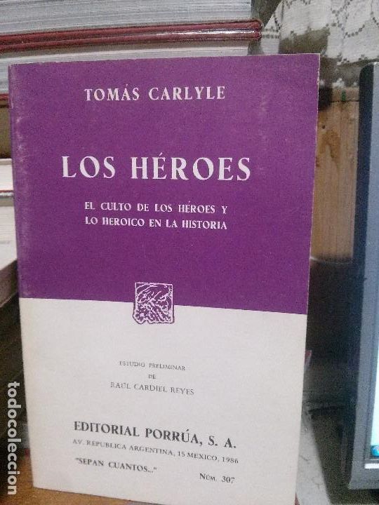 Libros de segunda mano: Los h&eacute;roes, Tom&aacute;s Carlyle, Porro&uacute;a - Foto 1