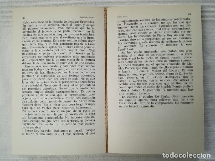 Libros de segunda mano: Arte vivo de Eugenio dOrs 1976 - Foto 3