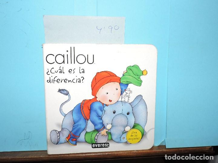 Libros de segunda mano: Caillou &iquest;cu&aacute;l es la diferencia? Ed. Everest. - Foto 1
